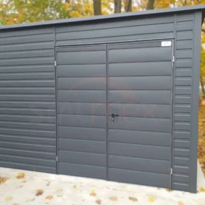 Záhradný domček 4x2,5 m BTX 7016 Antracit Mat | Zvýšený 2,40 m | Zosilnená konštrukcia