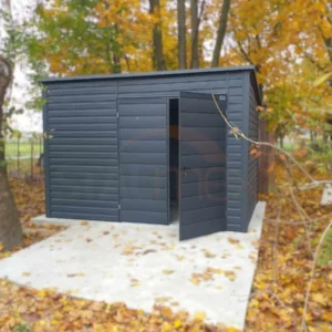 Záhradný domček 4x2,5 m BTX 7016 Antracit Mat | Zvýšený 2,40 m | Zosilnená konštrukcia
