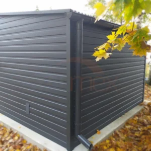 Záhradný domček 4x2,5 m BTX 7016 Antracit Mat | Zvýšený 2,40 m | Zosilnená konštrukcia