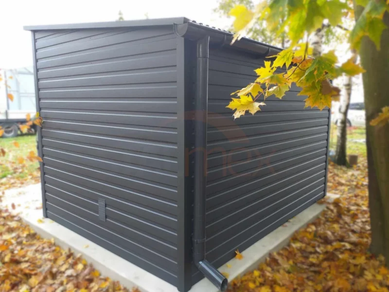 Záhradný domček 4x2,5 m BTX 7016 Antracit Mat | Zvýšený 2,40 m | Zosilnená konštrukcia