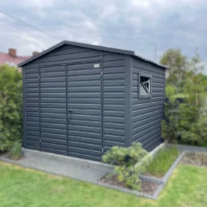 Moderný záhradný domček 3,5x2 m BTX 7016 Antracit Mat | Okno | Zosilnená konštrukcia