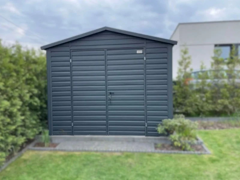 Moderný záhradný domček 3,5x2 m BTX 7016 Antracit Mat | Okno | Zosilnená konštrukcia