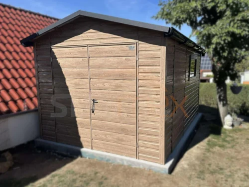 Záhradný domček / Dielňa 3x4 m Winchester | 3x Okno | Filc a Odkvapy