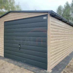 Plechová garáž 4,5x5,5m Winchester / BTX 7016 Antracit Mat | Výklopná brána | Zosilnená konštrukcia