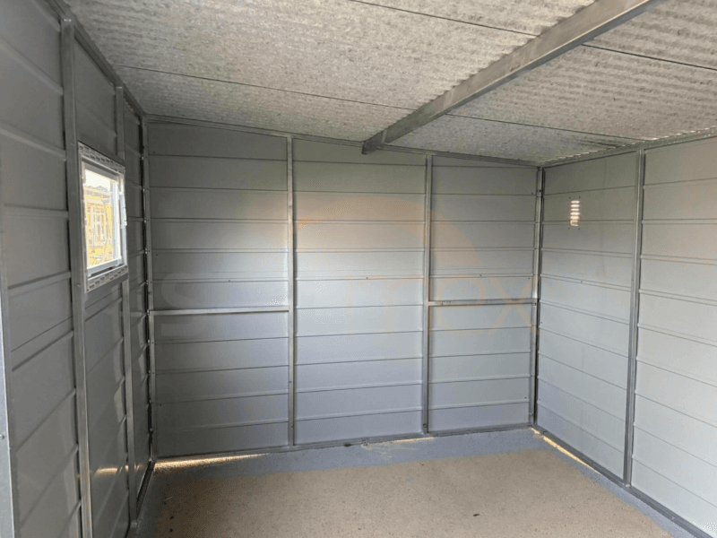 Záhradný domček 4×2,80 m BTX 7016 Antracit Mat | Okno a Odkvapy | Filc | Zosilnená konštrukcia